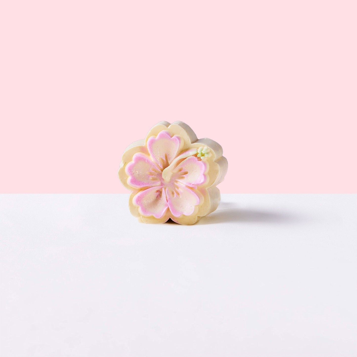Pink Hibiscus Flower Squishy Toy