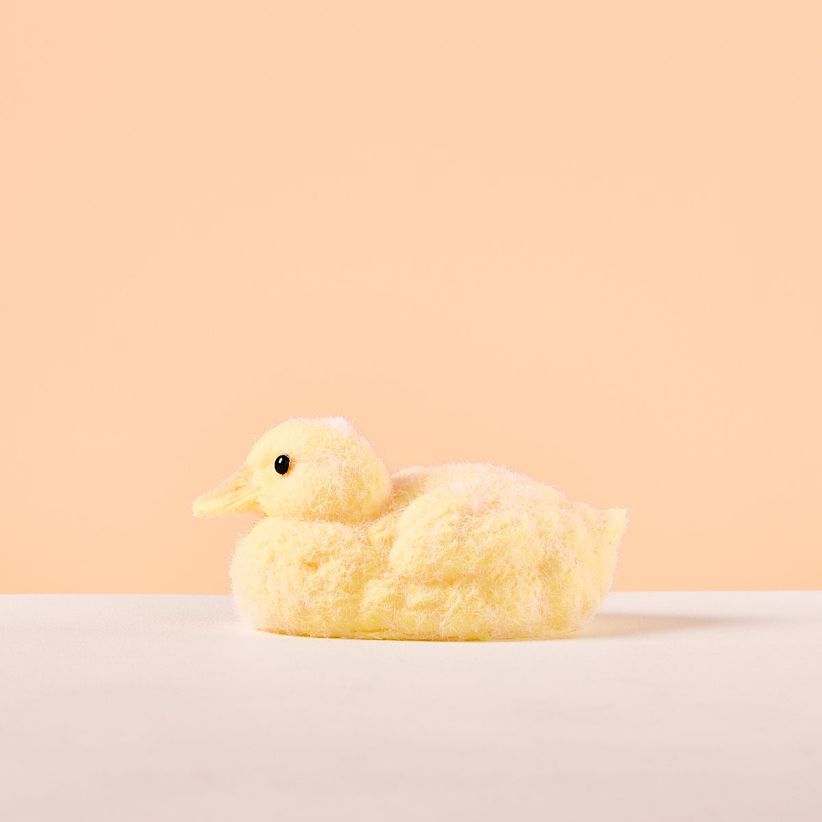Flocked Duck Squishy Toy