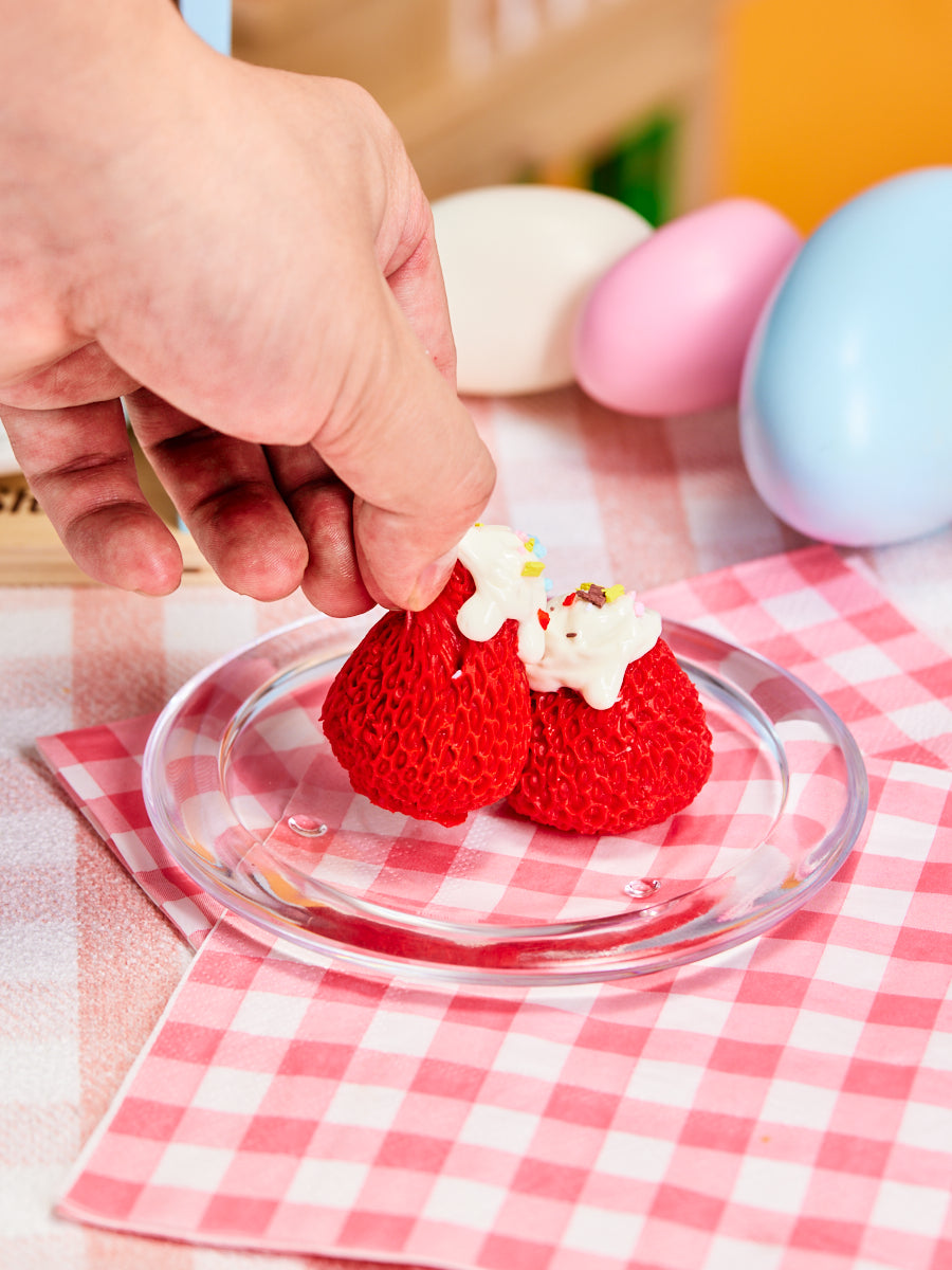 Cute Dual Strawberries Squishy Toy