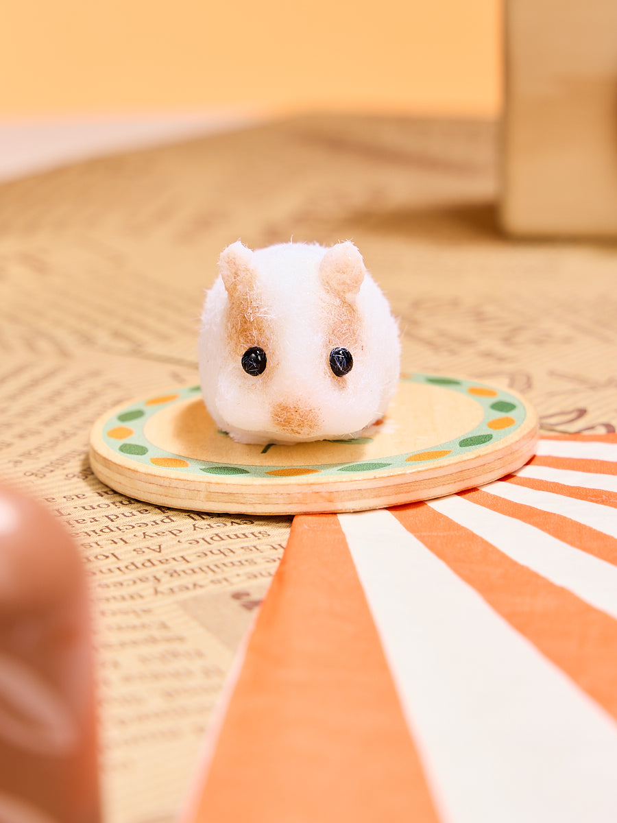 Flocked Mini Guinea Pig Squishy Toy