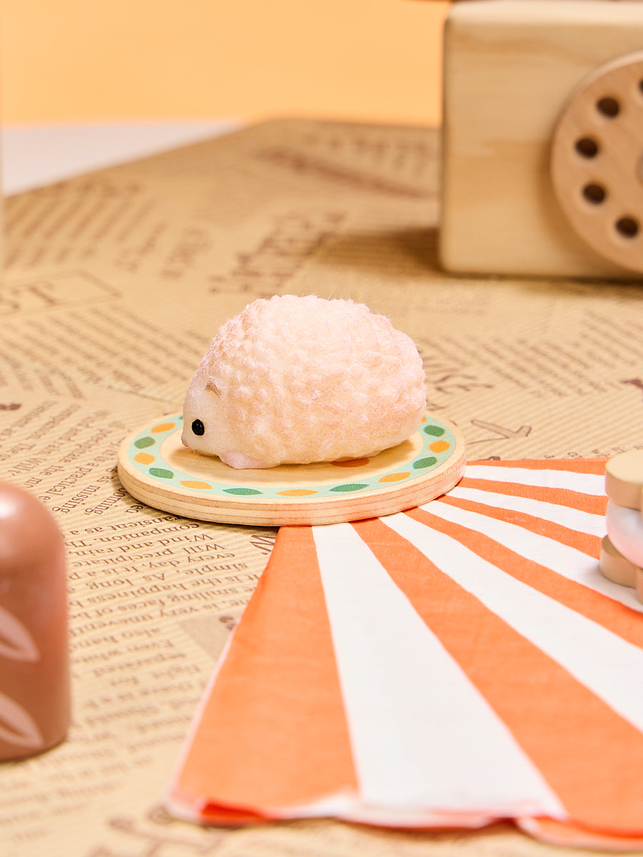 Flocked Mini Hedgehog Squishy Toy