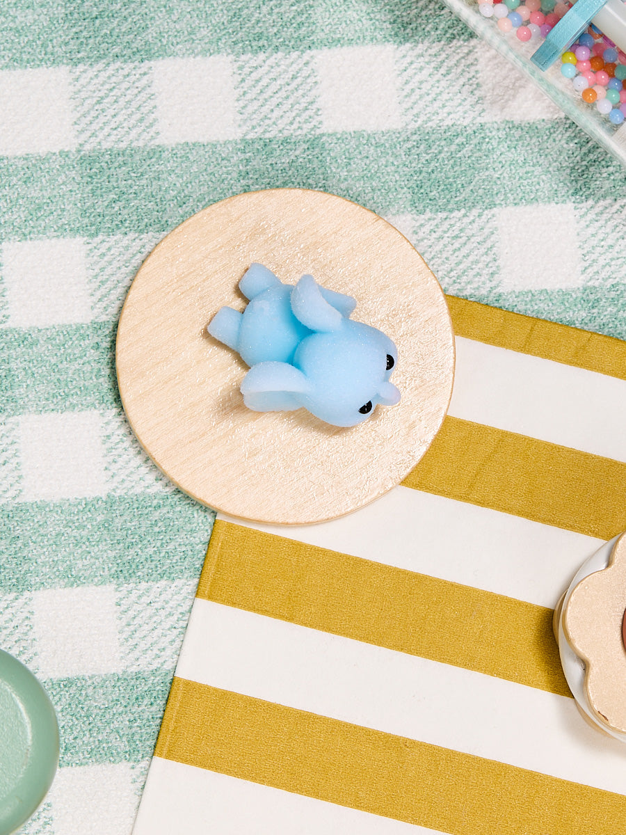 Flocked Mini Elephant Squishy Toy