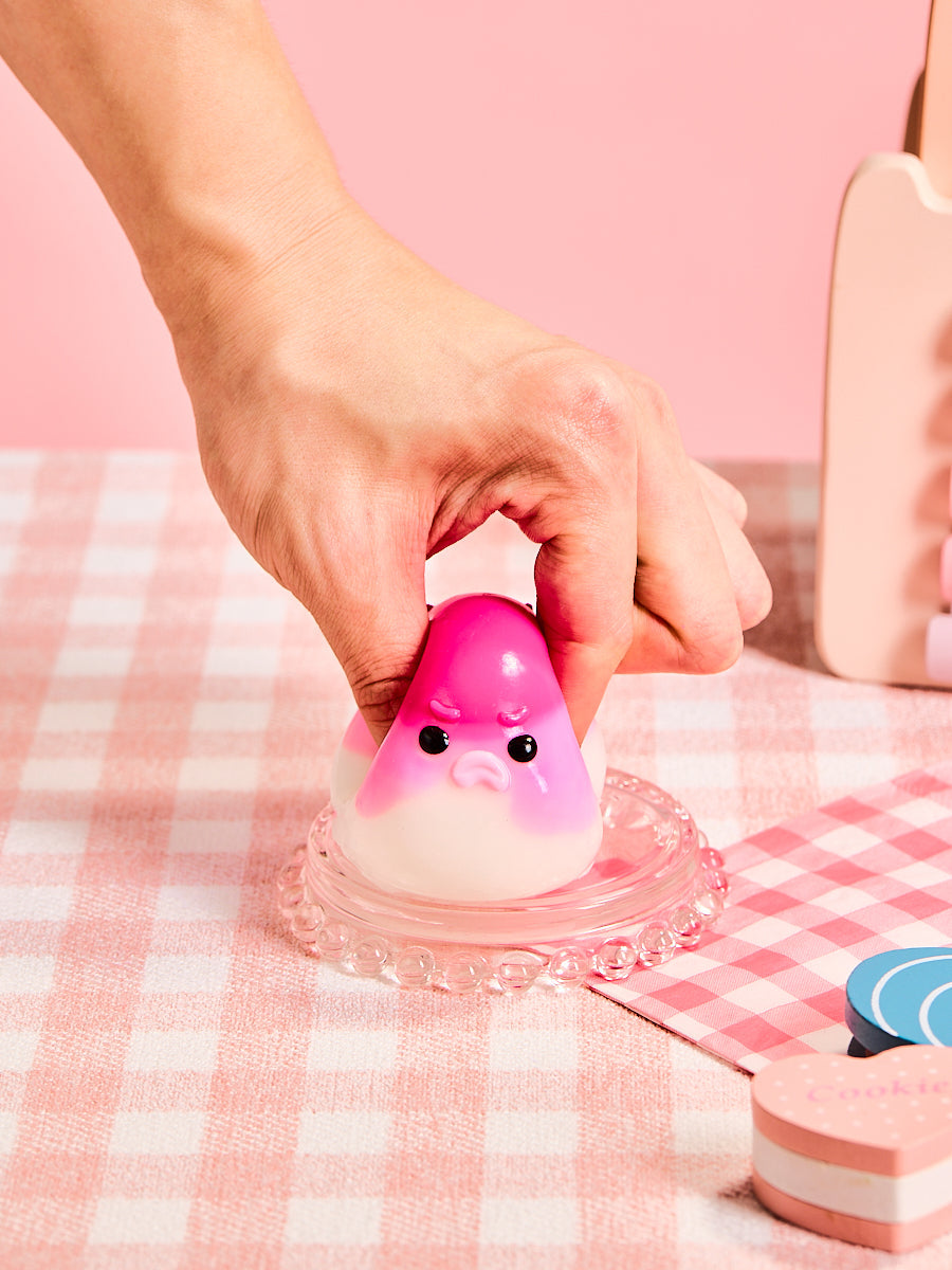 Fuchsia Pufferfish Squishy Toy