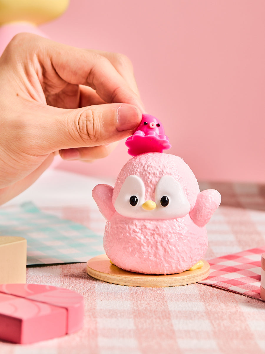 Pink Penguin Squishy Toy