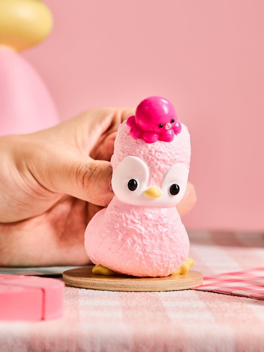 Pink Penguin Squishy Toy