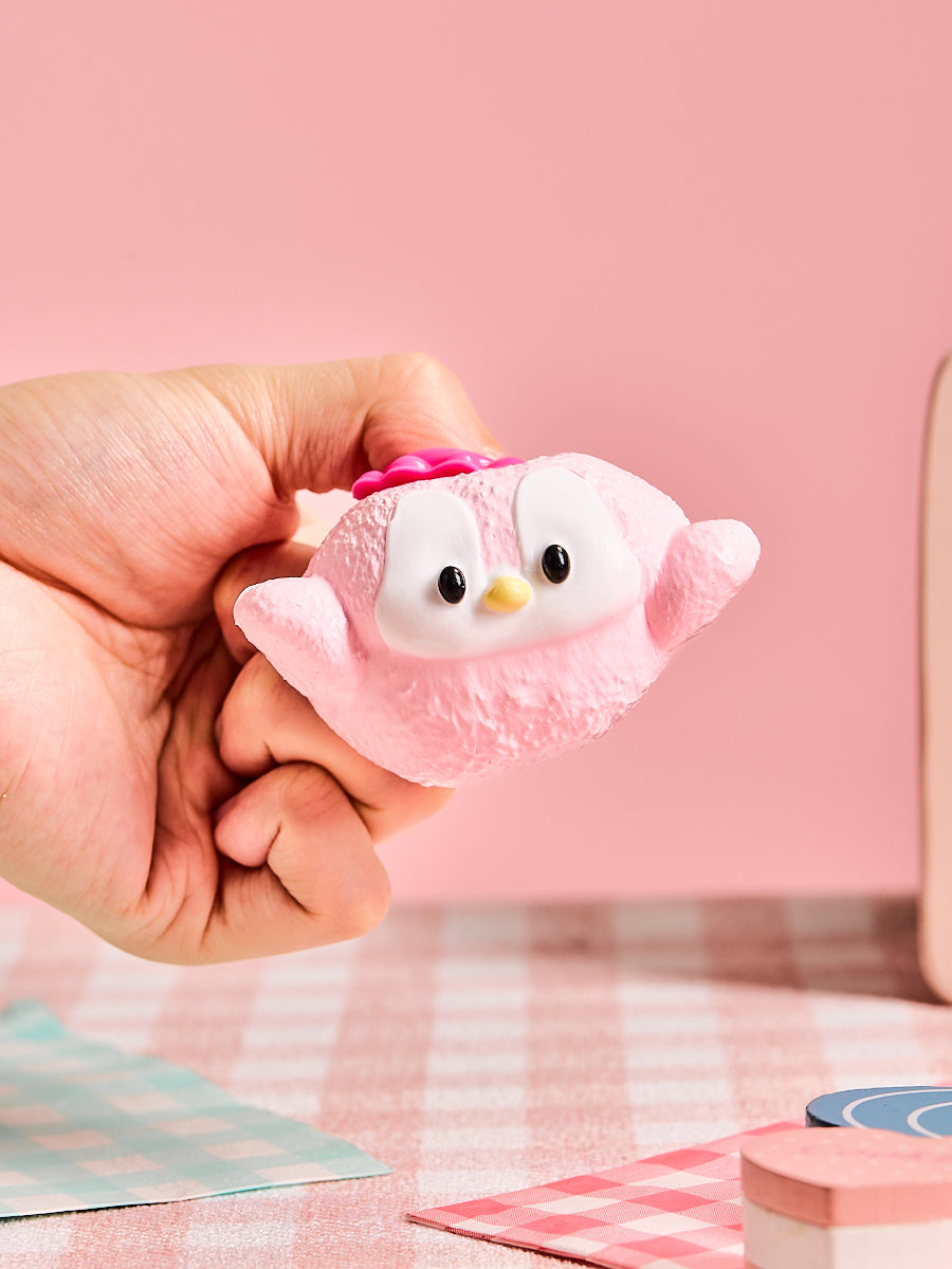 Pink Penguin Squishy Toy