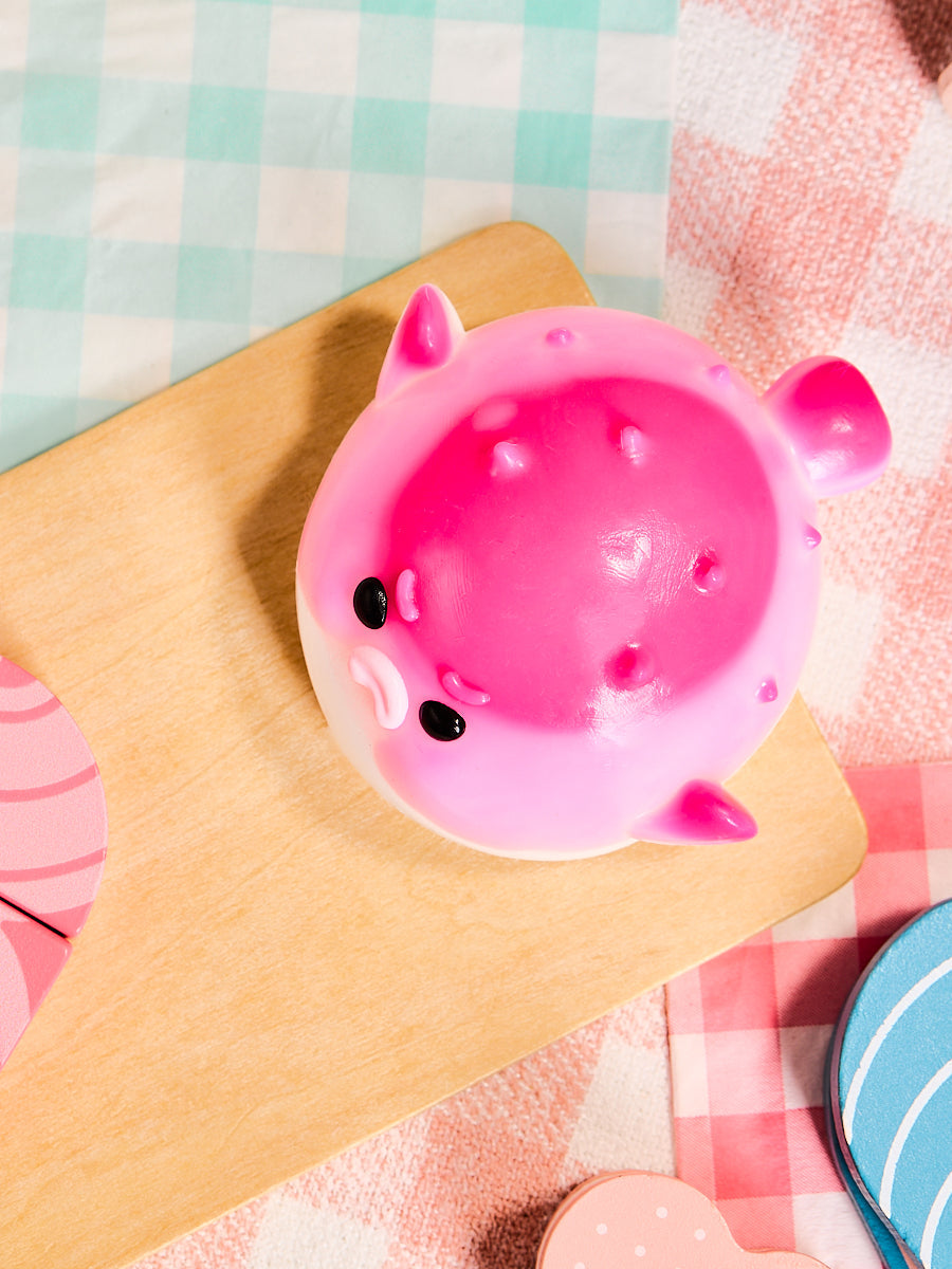 Fuchsia Pufferfish Squishy Toy