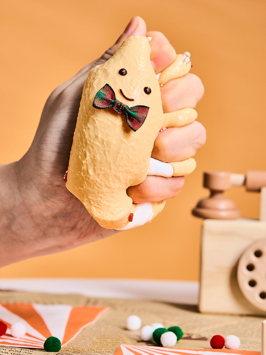 Gingerbread Man Squishy Toy