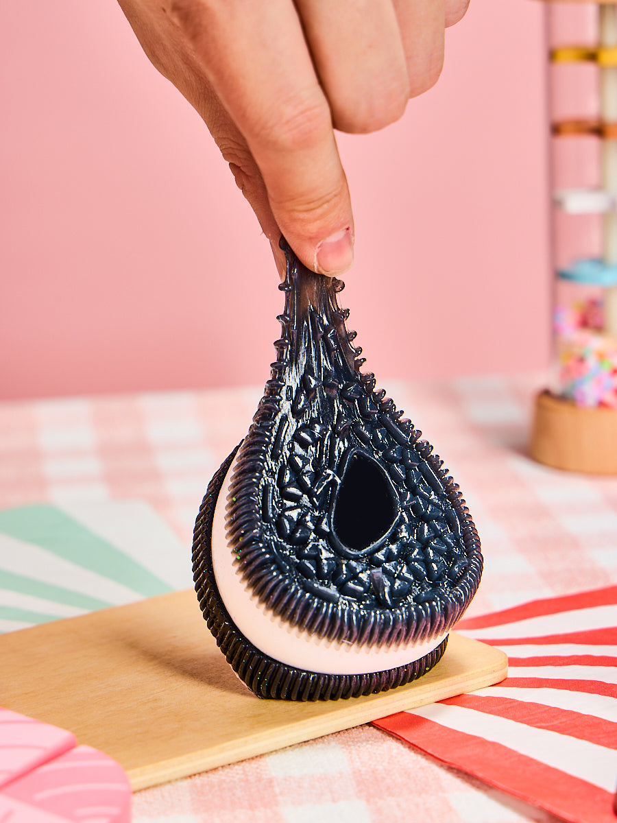 Regular Black-white Cookie Sandwich Squishy Toy