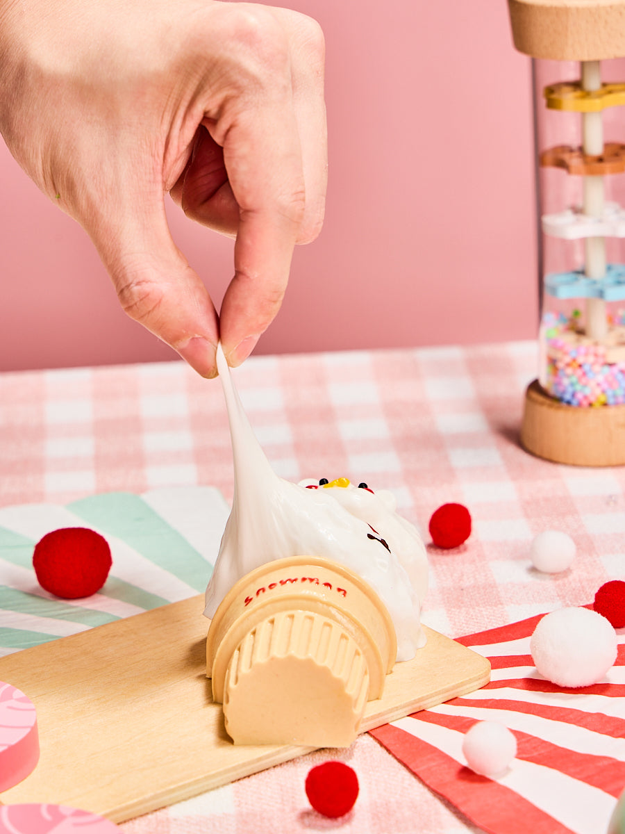 Snowman Ice Cream Squishy Toy