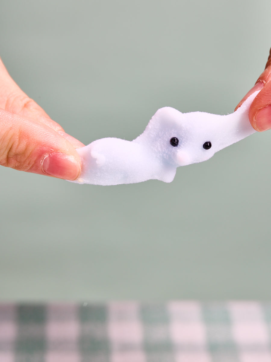 Flocked Cute Elephant Squishy Toy