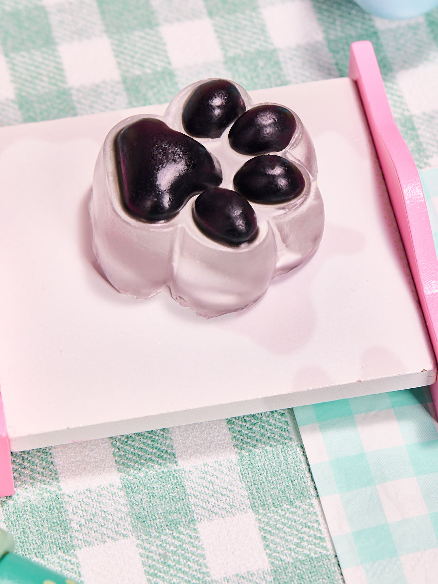 Transparent-black Paw Squishy Toy