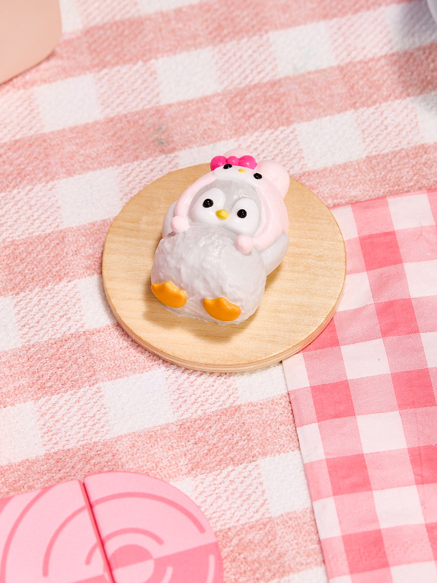 Cute Penguin with Melody Hat Squishy Toy