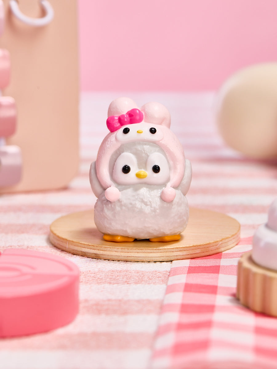 Cute Penguin with Melody Hat Squishy Toy