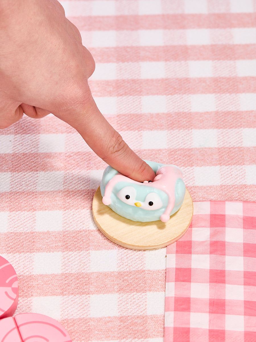 Cute Penguin with Pig Hat Squishy Toy