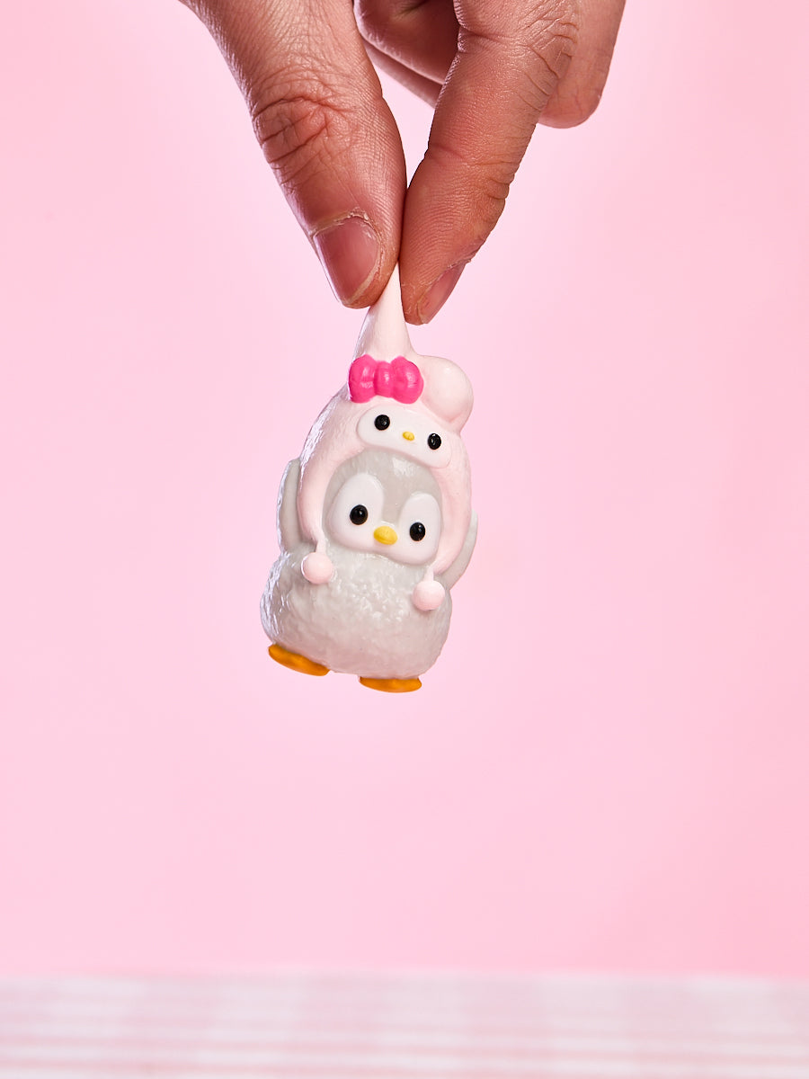 Cute Penguin with Melody Hat Squishy Toy