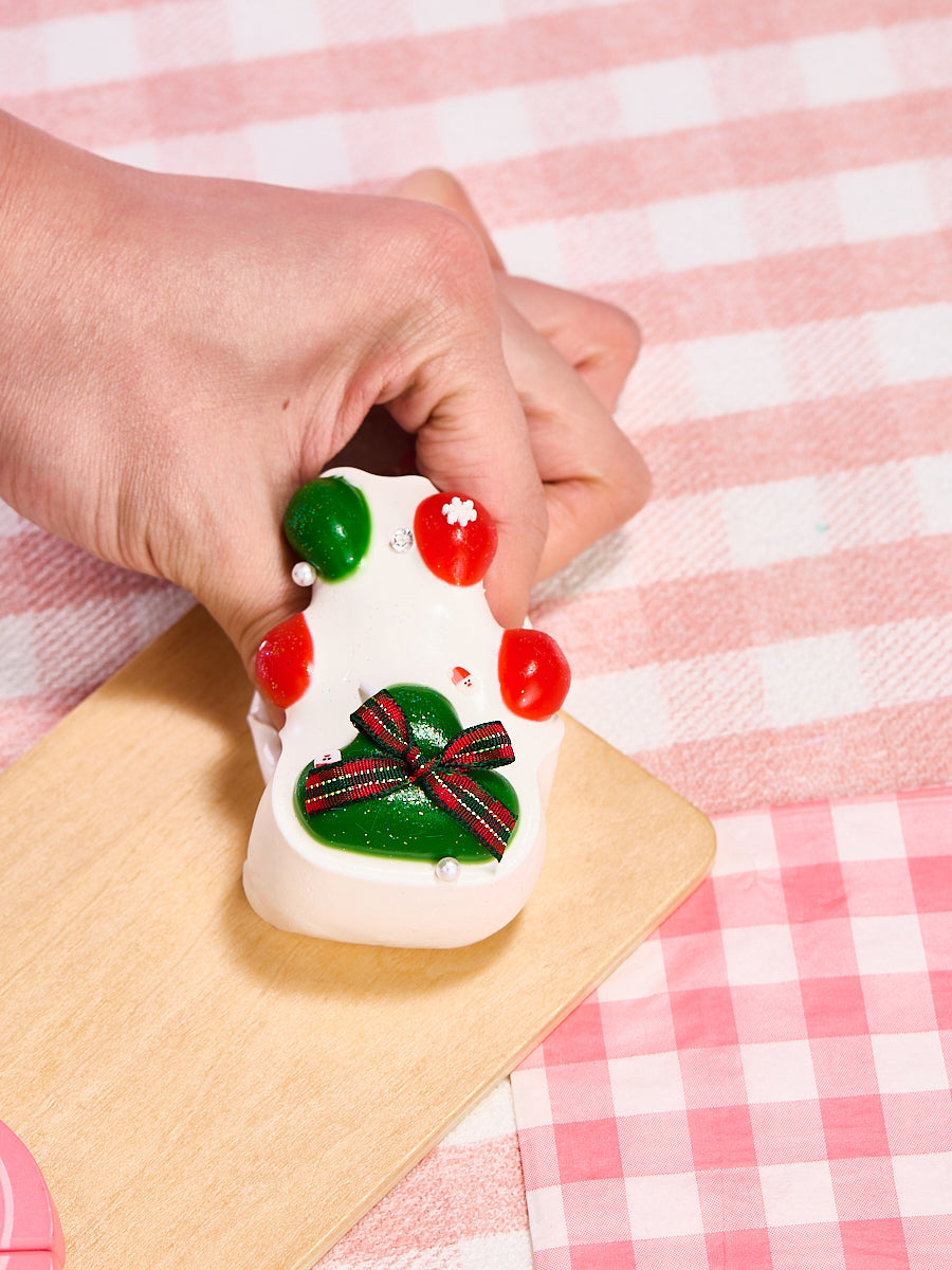 Christmas Kitten Paw Squishy Toy