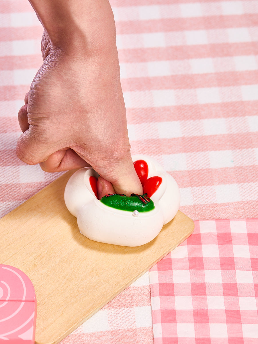 Christmas Kitten Paw Squishy Toy