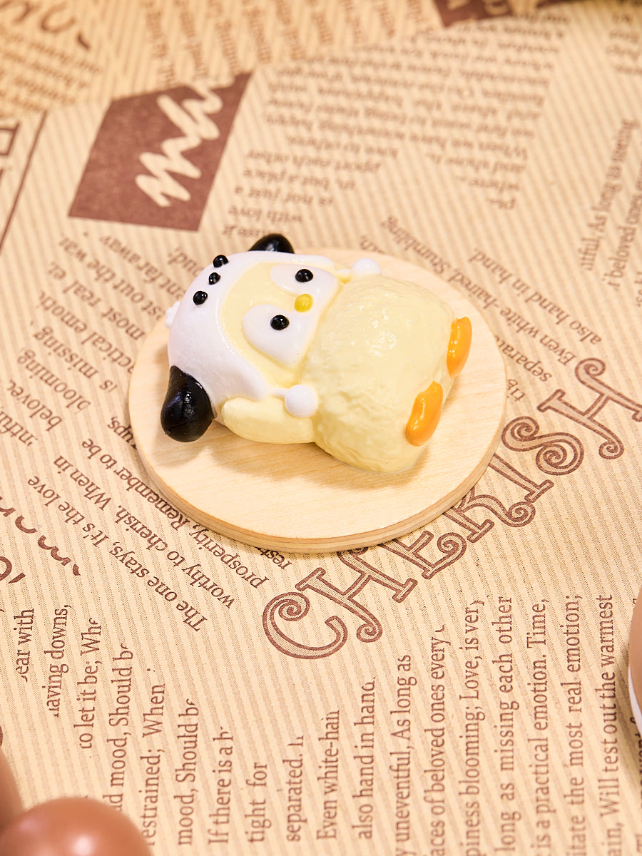 Cute Penguin with Dog Hat Squishy Toy