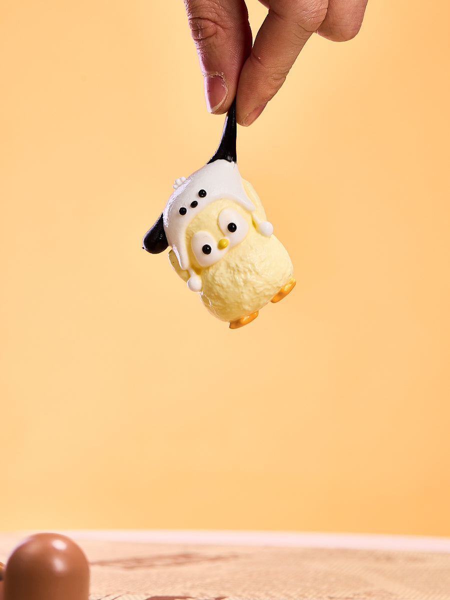 Cute Penguin with Dog Hat Squishy Toy