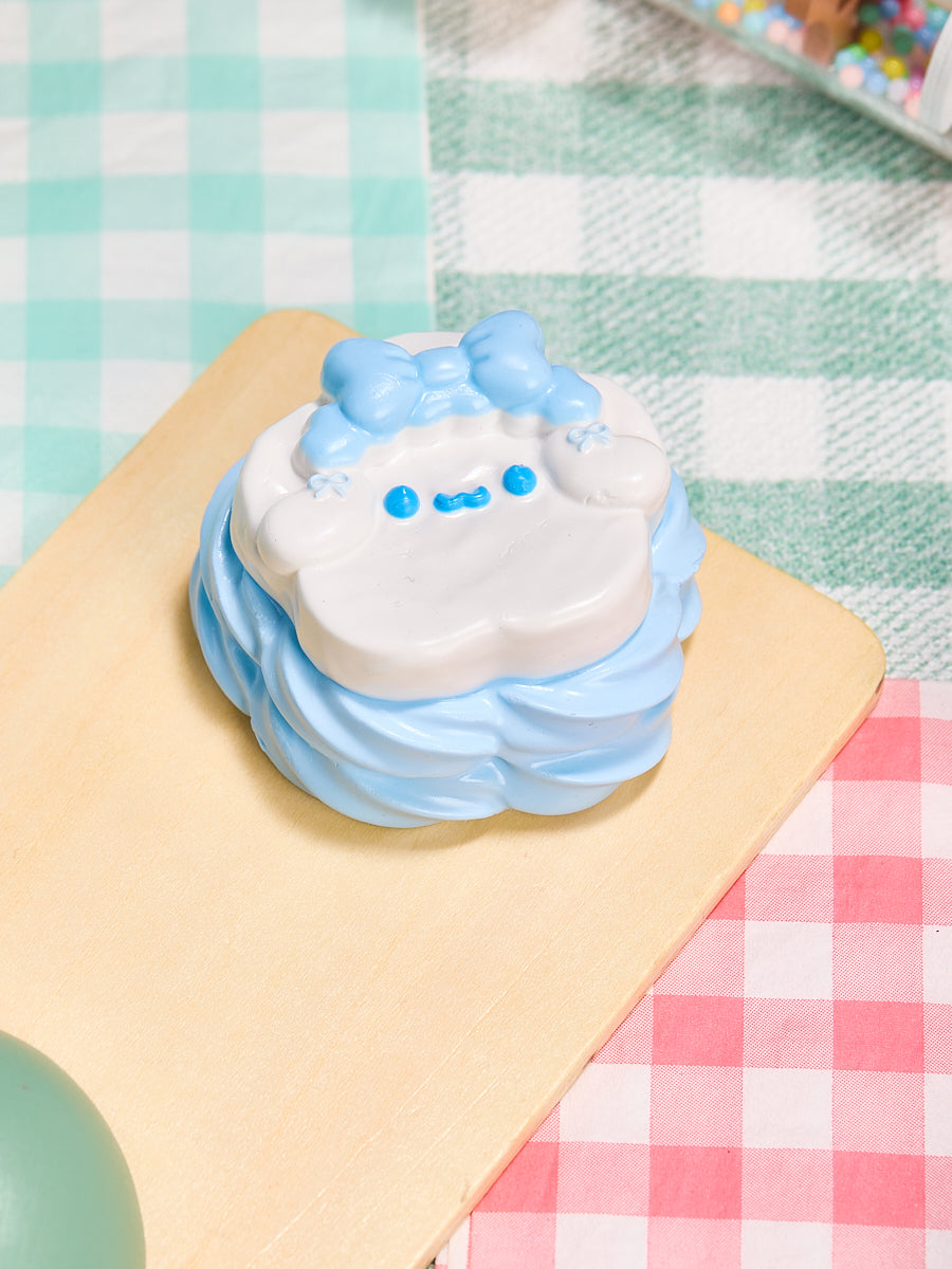 Blue Puppy Cake Squishy Toy