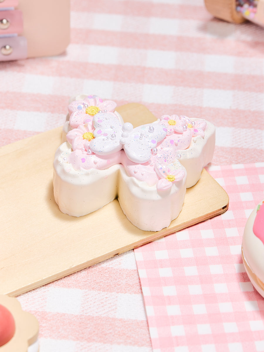 Pink Butterfly Squishy Toy