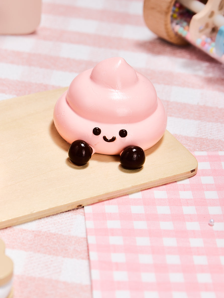 Cute Pink Poop Squishy Toy