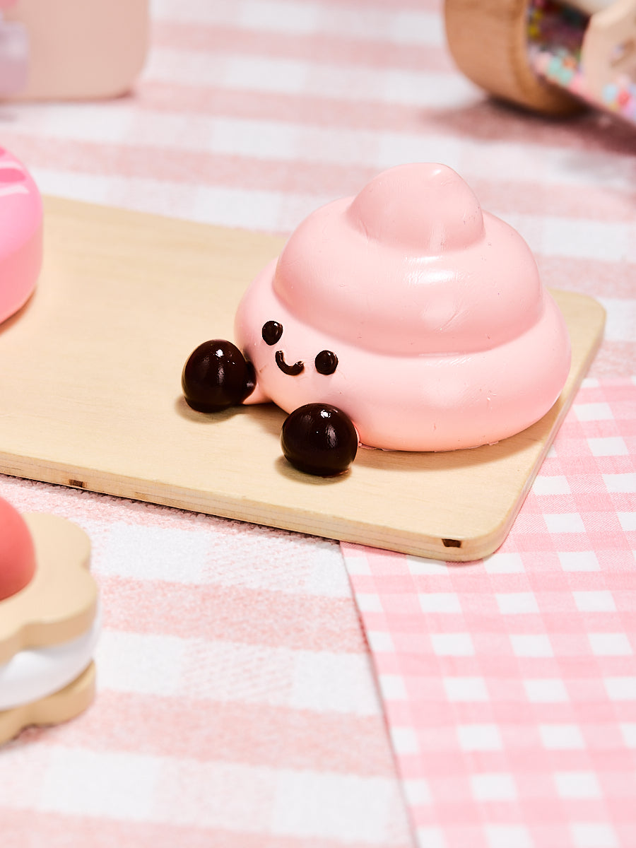 Cute Pink Poop Squishy Toy