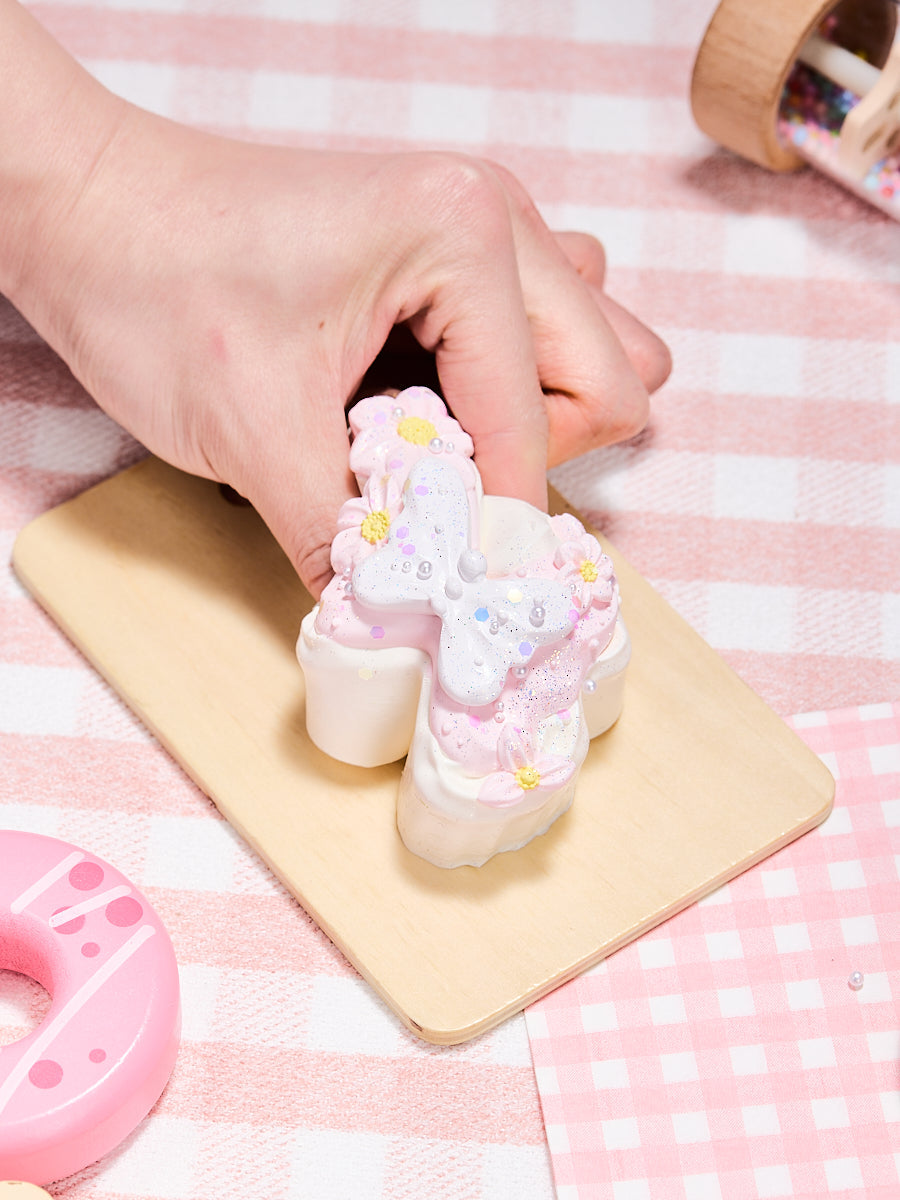 Pink Butterfly Squishy Toy