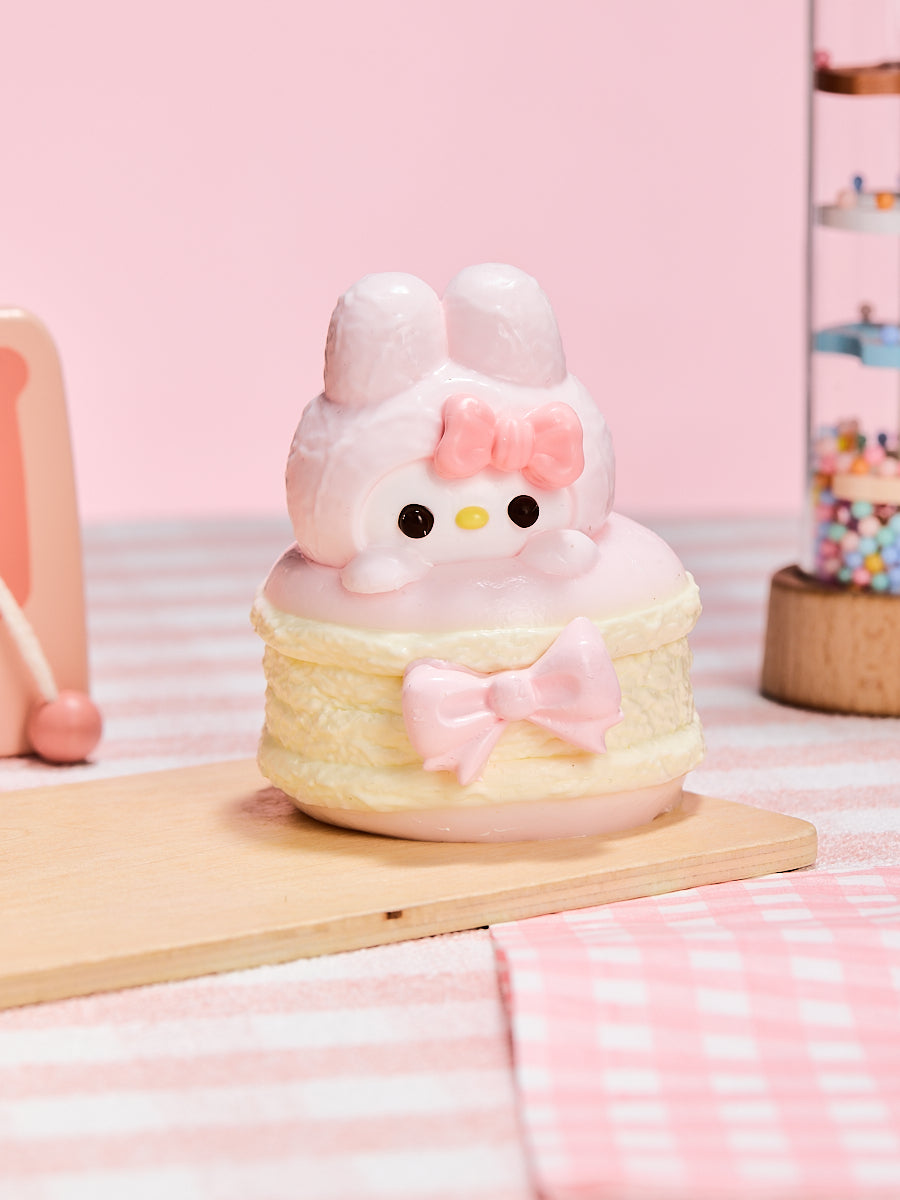Pink Melody Macaron Squishy Toy