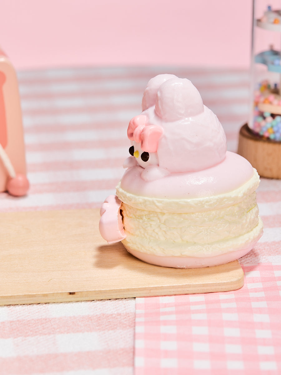 Pink Melody Macaron Squishy Toy