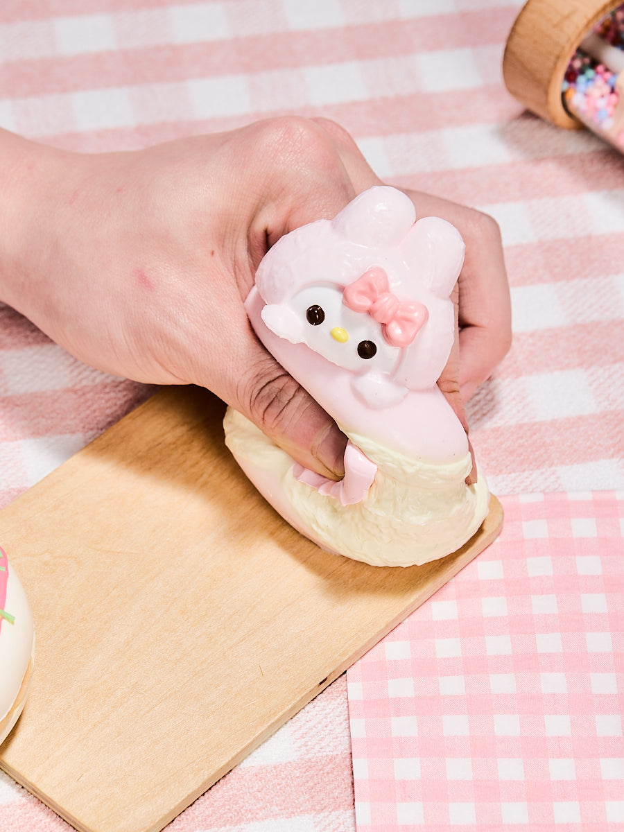 Pink Melody Macaron Squishy Toy