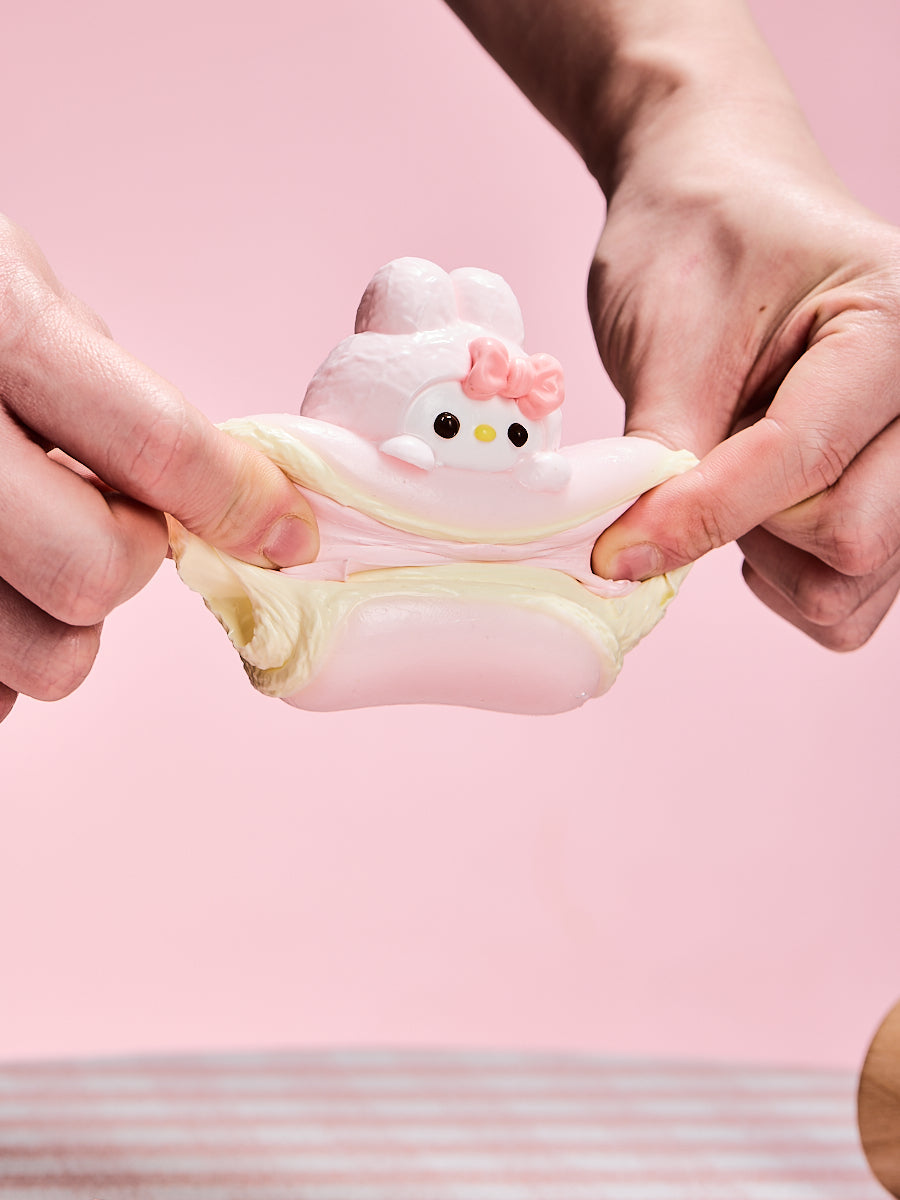 Pink Melody Macaron Squishy Toy