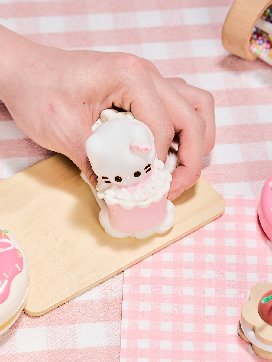 Pink Kitten Birthday Cake Squishy Toy