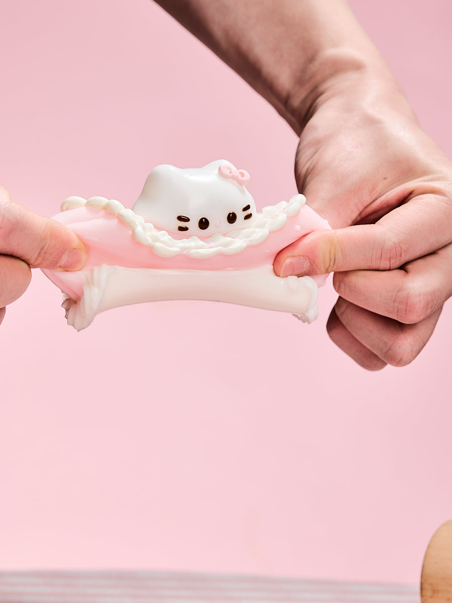 Pink Kitten Birthday Cake Squishy Toy