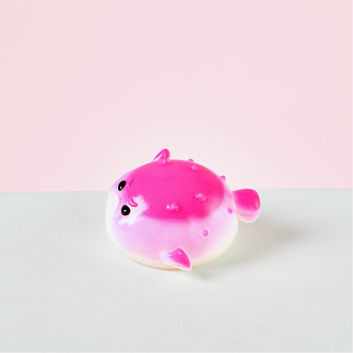 Fuchsia Pufferfish Squishy Toy