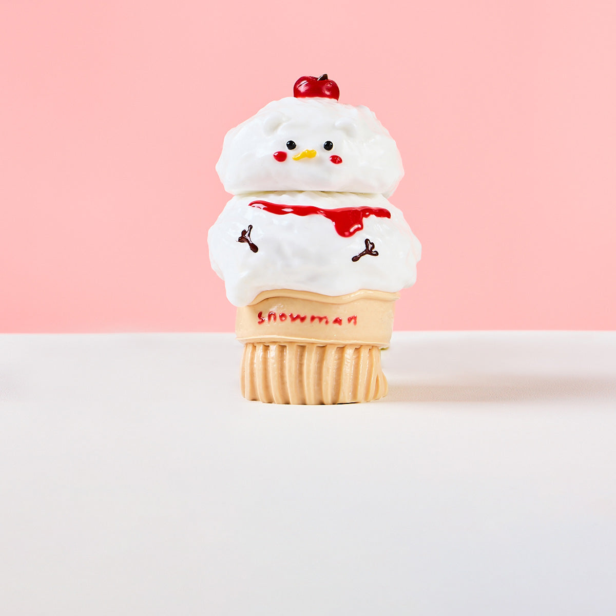 Snowman Ice Cream Squishy Toy