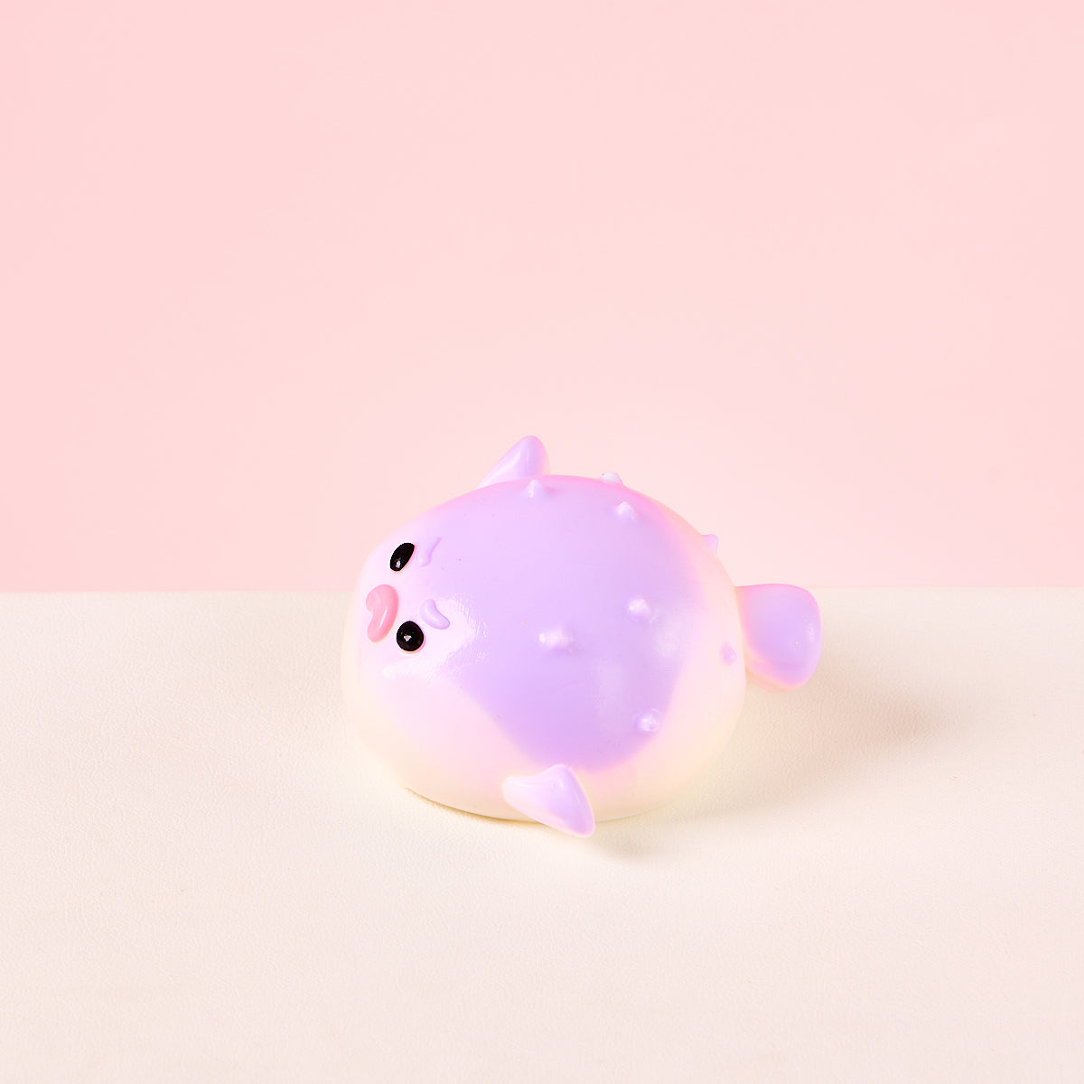Purple Pufferfish Squishy Toy
