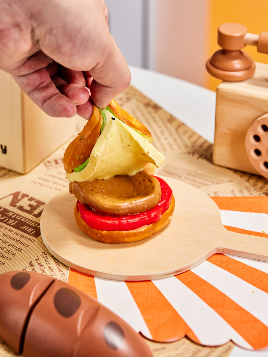 Hamburger Squishy Toy