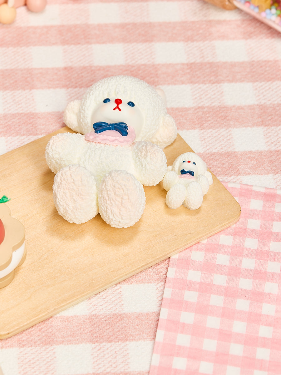 Parent-child White Lamb Set Squishy Toy