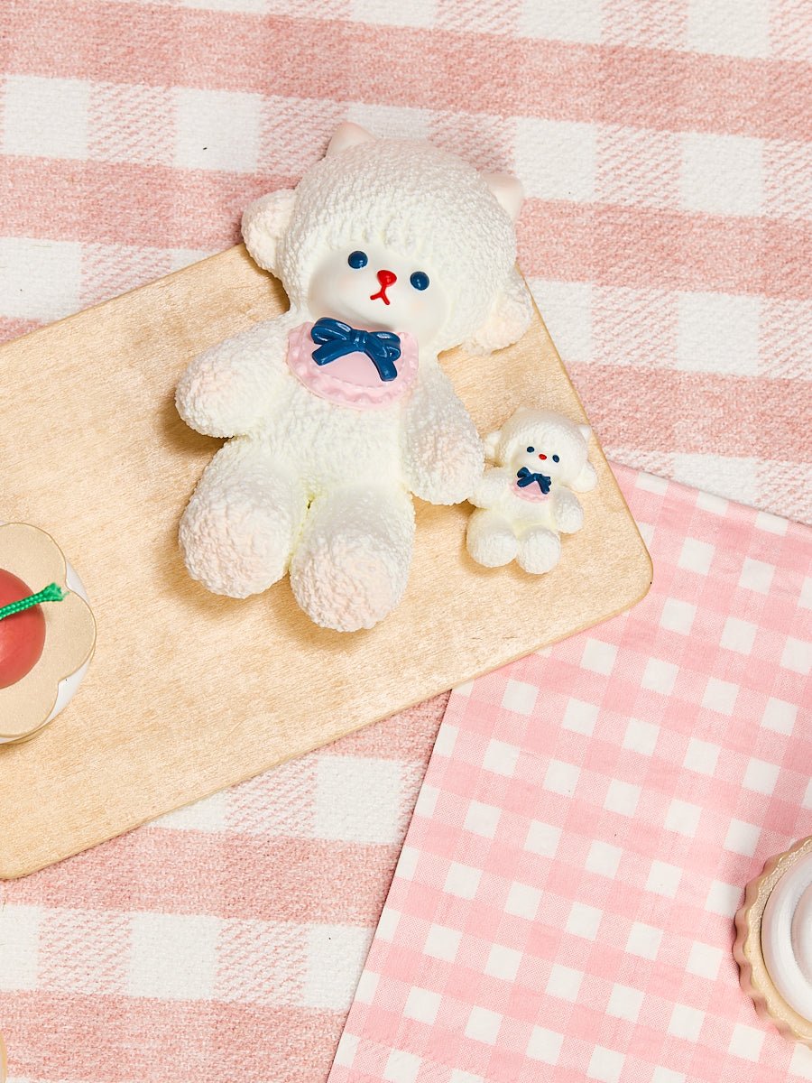 Parent-child White Lamb Set Squishy Toy