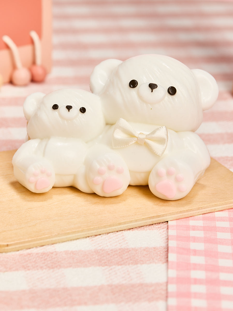 Parent-child White Bear Set Squishy Toy
