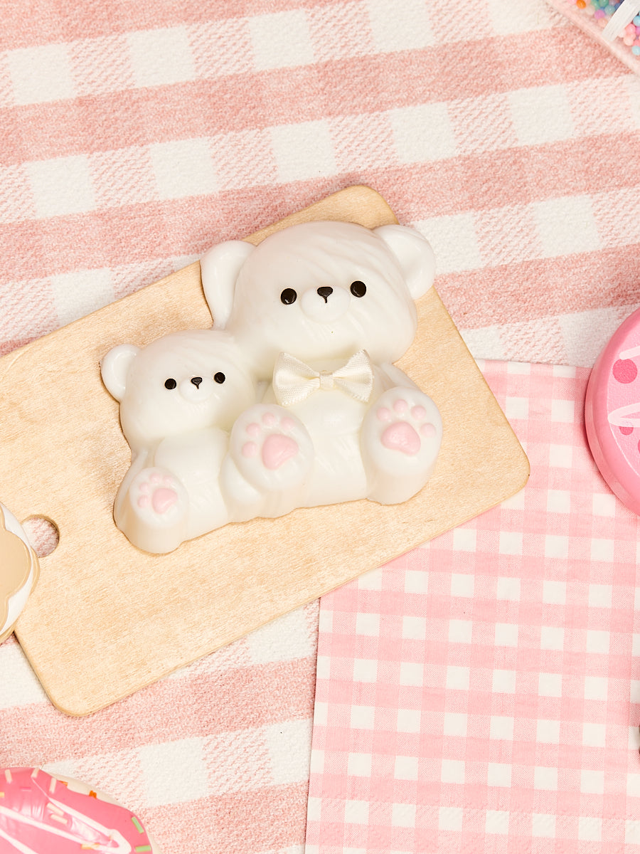 Parent-child White Bear Set Squishy Toy