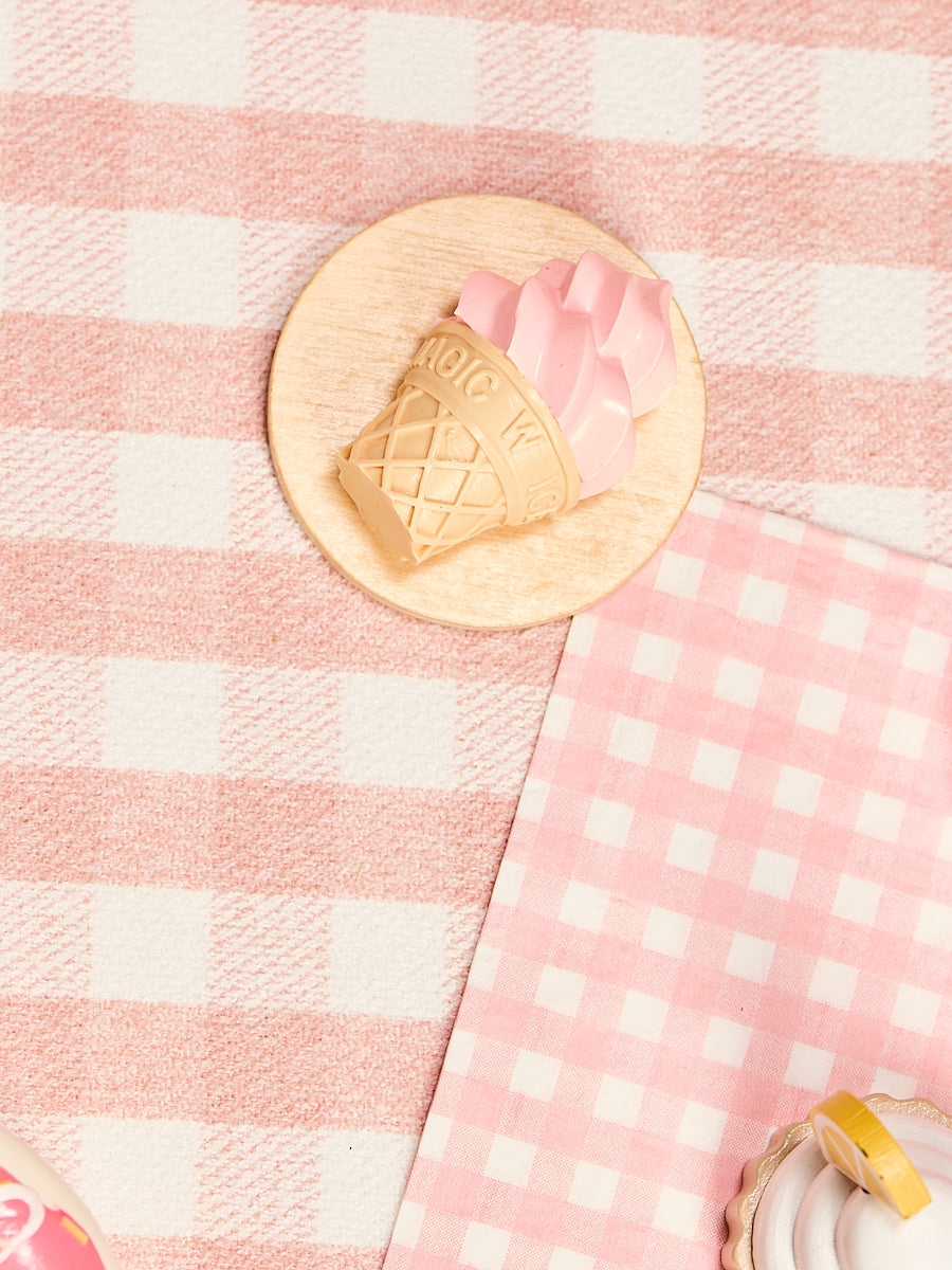 Pink Ice Cream Squishy Toy