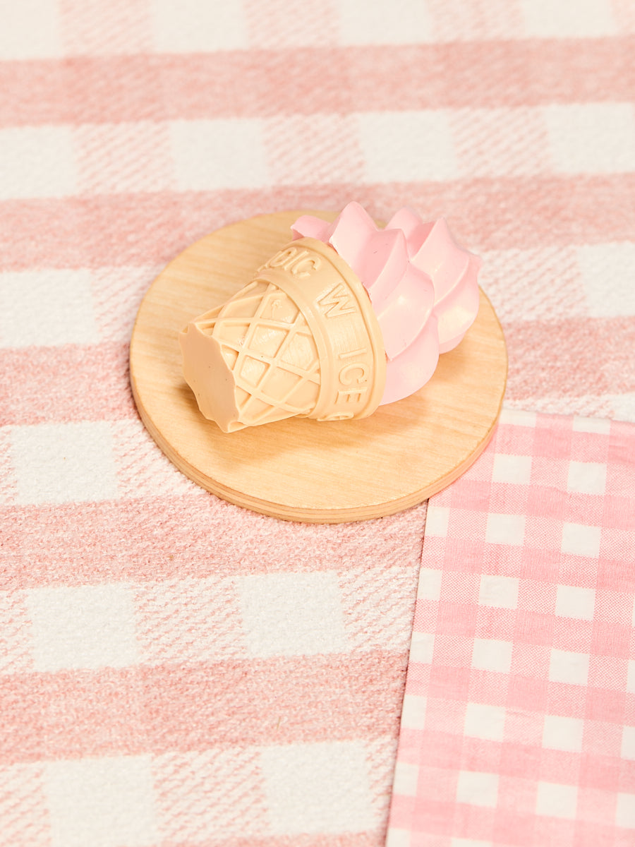 Pink Ice Cream Squishy Toy