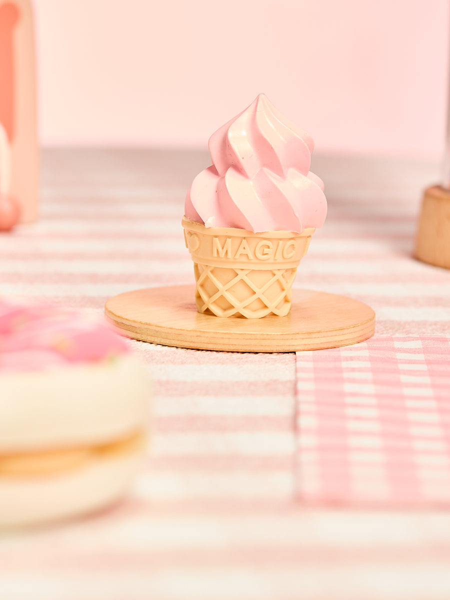 Pink Ice Cream Squishy Toy