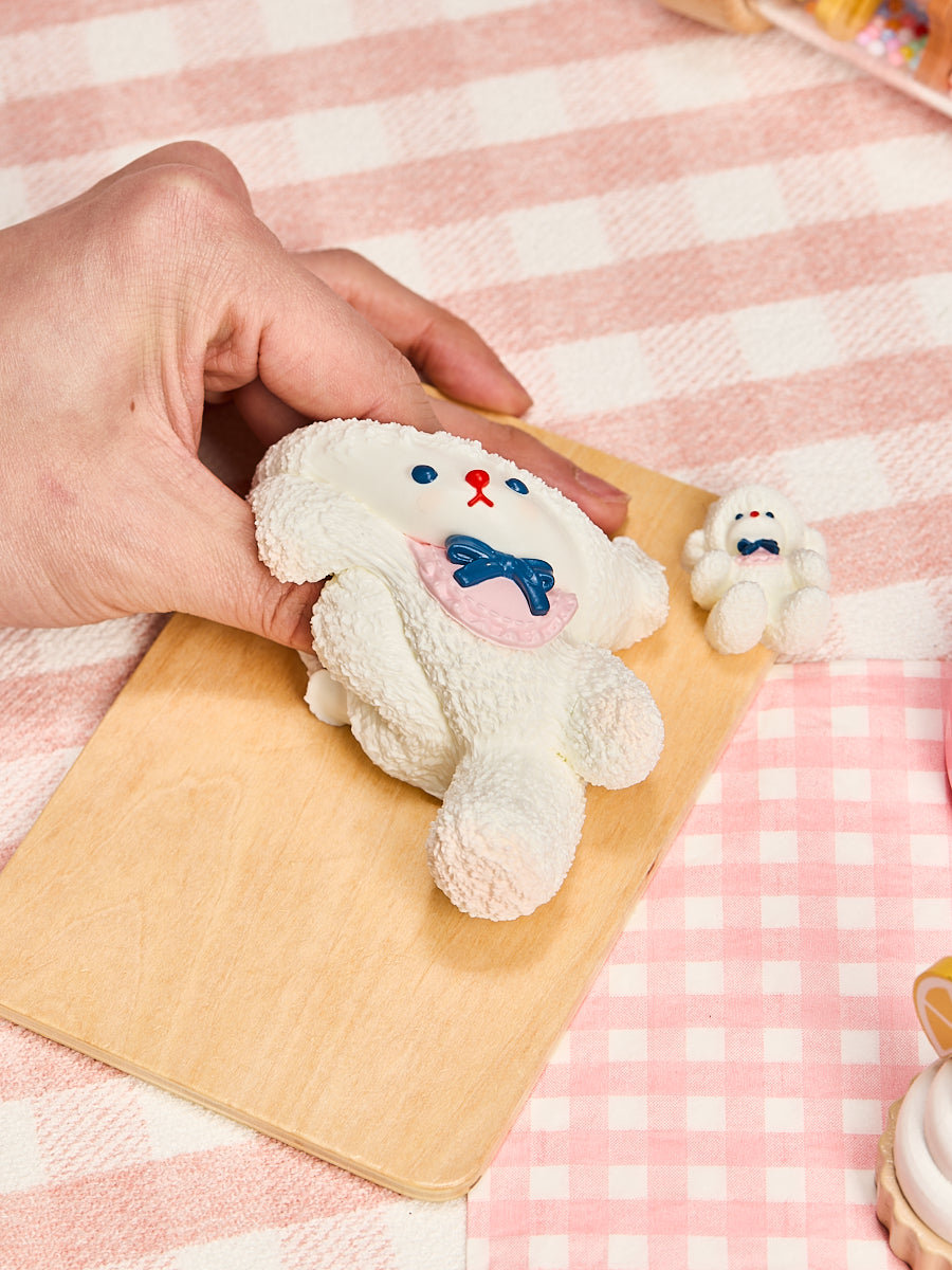 Parent-child White Lamb Set Squishy Toy