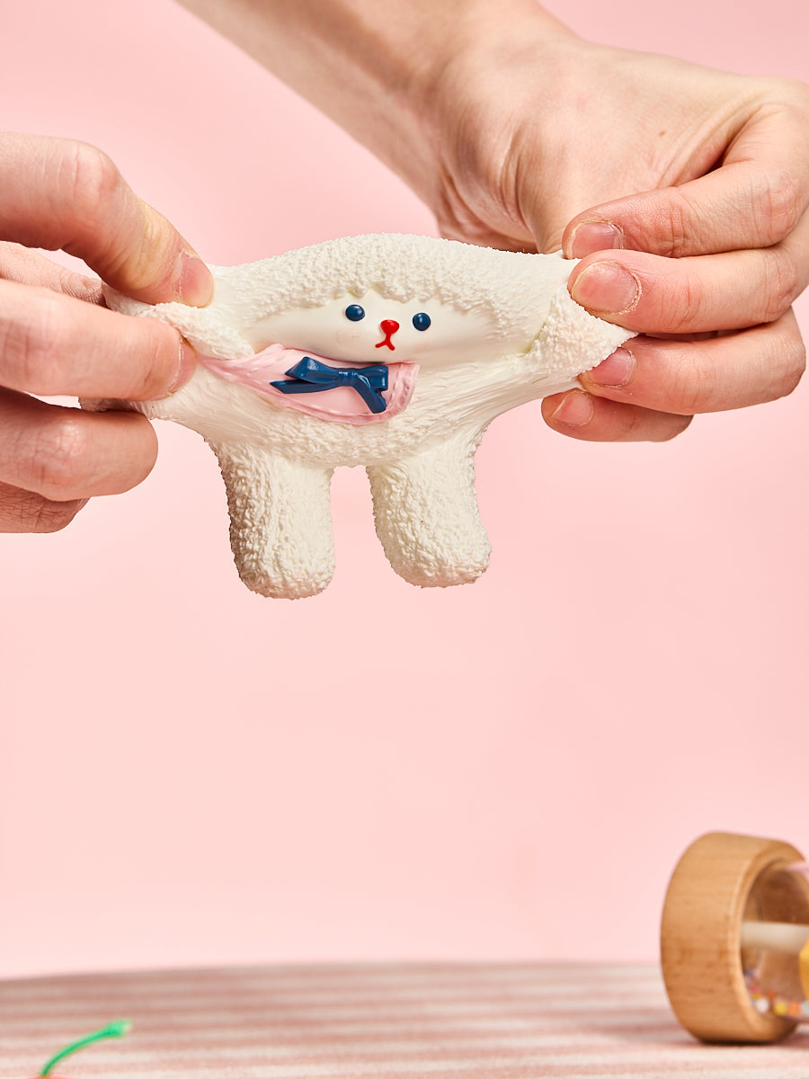 Parent-child White Lamb Set Squishy Toy
