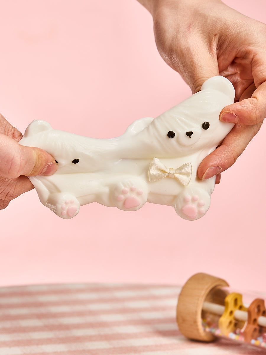 Parent-child White Bear Set Squishy Toy