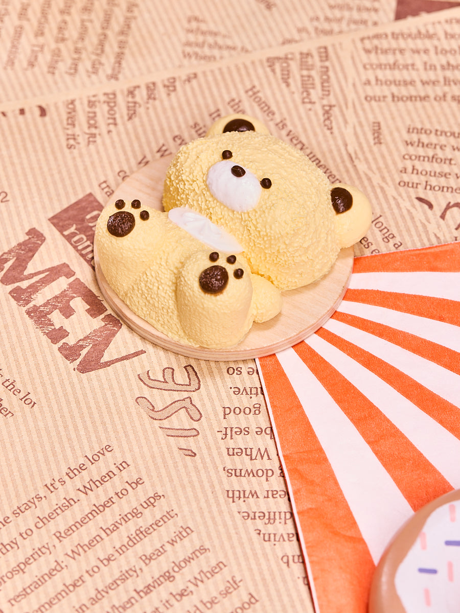 Light Yellow Bear Squishy Toy